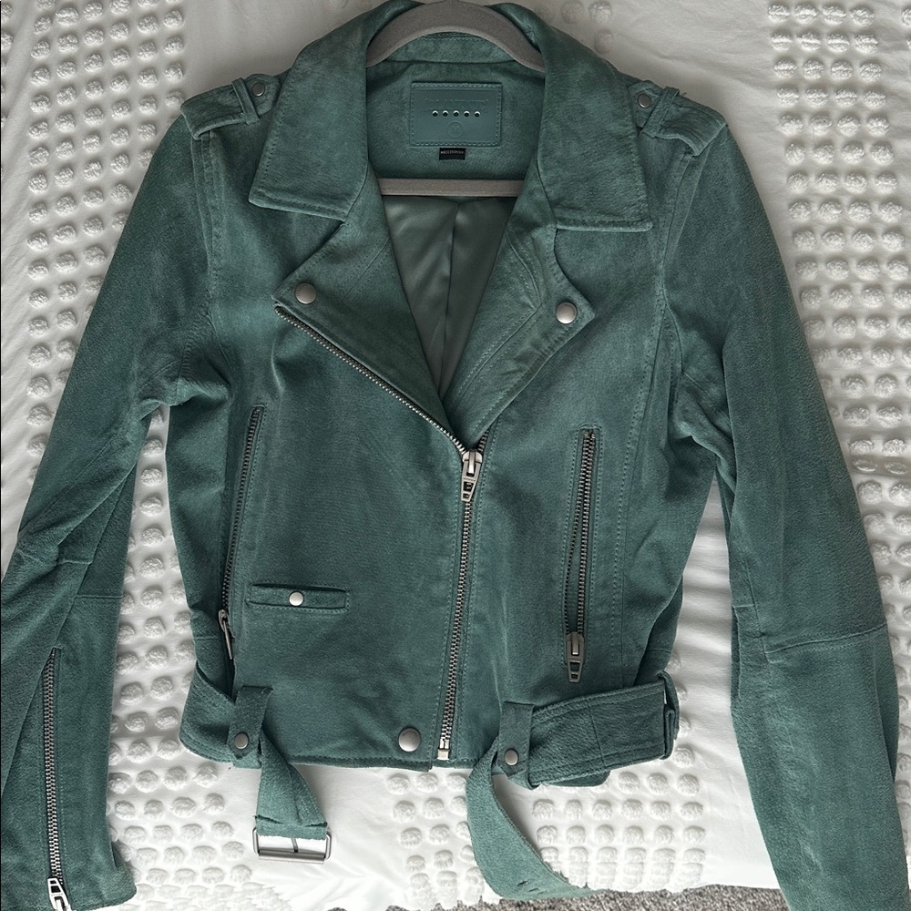 BLANKNYC Suede Moto Jacket